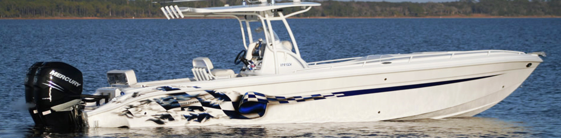white boat